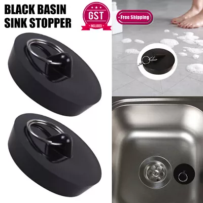 1~3pcs 45mm Bath Plug Tub Stopper Strong Sealing Durable PVC Drain Kitchen Sink • $6.19