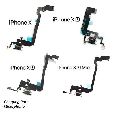 NEW Original IPhone X/XR/XS/XS Max Charging Port Dock Microphone Replacement • £4.73