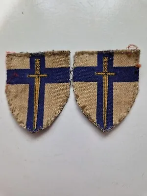 £18.99 • Buy WW2 Period British 2nd Army Formation Patches Original 