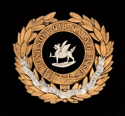 The East Kent Regiment Officers Slouch Badge • £115