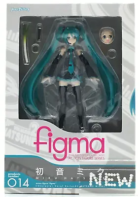 Miku Hatsune Figma 014 Vocaloid Action Figure Max Factory 2008 From Japan • $79