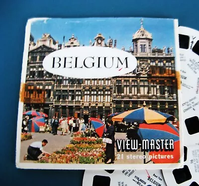 🐸  View Master BELGIUM B188 3 Reels World Travel Series TESTED • $10.65