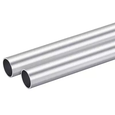 2pcs 6063 Aluminum Round Tube 25mm OD 22mm Inner Dia 200mm Length Pipe Tubing • $16.77