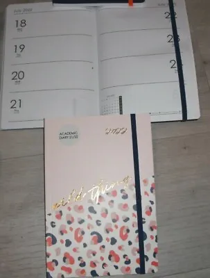 £0.99 • Buy 2021-2022 A5 Week To View Academic Diary Student Teacher Diary;- Pattern 