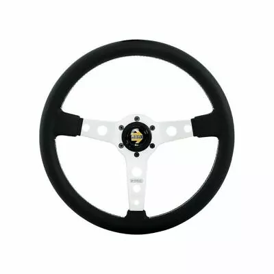 MOMO Prototipo 370 Silver Steering Wheel Leather 370mm/14.6  • $247