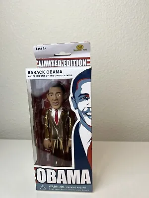 Jailbreak Toys Barack Obama Limited Edition Gold Suit Action Figure 1584/3000 • $146