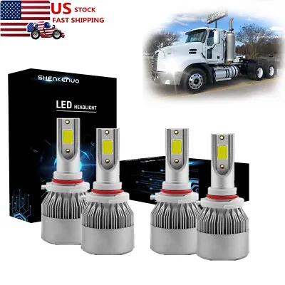 Hi/Low Beam LED Conversion Kit White For 1998-2015 MACK Vision CX CXN CV Truck • $30.59