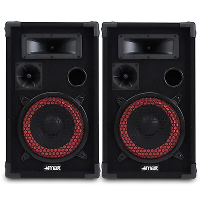 Max 170.733 8  Passive Party Speakers 500 Watt • £107.99