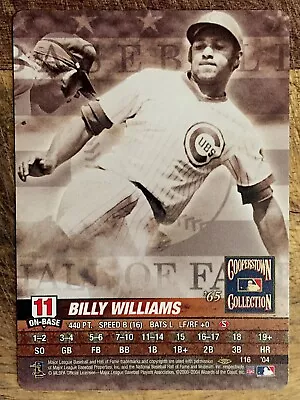 2004 MLB Showdown BILLY WILLIAMS #116  Cooperstown Collection  Promo / NM-MT • $5.95