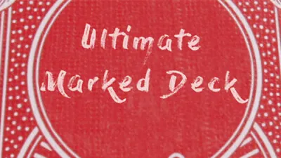 Ultimate Marked Deck (RED Back Bicycle Cards) - Trick • $38.95