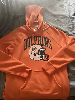 HOMAGE Miami Dolphins Retro Throwback Helmet Hoodie / Size L • $65