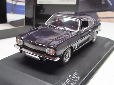 Minichamps - 1969 Ford Capri Mki - Dark Violet - 1/43 Scale Model Car • £49.99