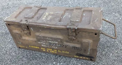 Vintage Military Light Weight Metal Ammo Box Empty 1970's • $109.19
