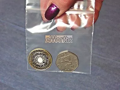 £23.93 • Buy Split  Coin  Illusion,  £2.00  Version,  Cool Bag....Coin In Bag,  Magic Trick.