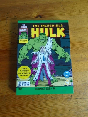 £24.99 • Buy THE INCREDIBLE HULK Complete 1966 Series Very Rare Animated DVD Box Set