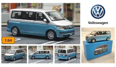 Volkswagen T6 Multivan Camper 1:64 - Blue VW Transporter Van - New JKM JackieKim • $18.95