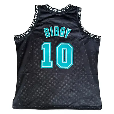 Mike Bibby Vancouver Grizzlies 1998-99 Black Teal Swingman Jersey • $79.99