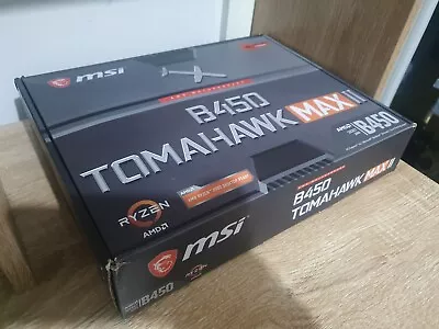MSI B450 TOMAHAWK MAX AM4 Socket DDR4 Turbo M.2 - Motherboard • $220