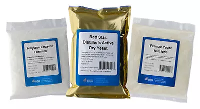 1lb Amylase Enzyme - 1lb DADY Distillers Yeast - 1lb Fermax Nutrient • $29.99