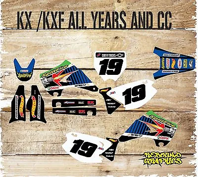 Rebound Mx Graphics Kit To Fit Kawasaki KX KXF All Years And Cc • £110