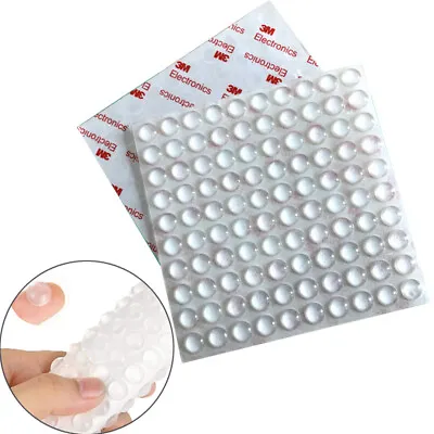 £2.91 • Buy 100Pcs Silicone Rubber Feet Anti-Slip & Collision Clear Self Adhesive Sticky Pad