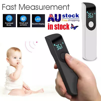 Non Touch Infrared Thermometer Digital Forehead Body Baby Adult Temperature Gun • $13.96