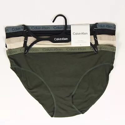 Womens Calvin Klein Ultra Soft Cotton Modal Bikini Underwear 3-Pack QP2936Y-210 • $19.99