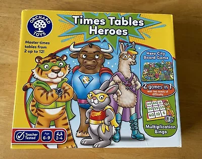 Orchard Toys Times Tables Heroes Maths Game For Children To Learn And Practise • £8.95