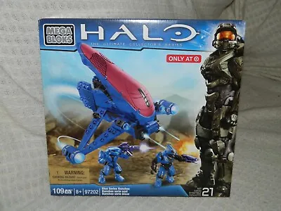 Mega Bloks Halo Blue Series Banshee 97202 NEW 109 Pieces • $119.66