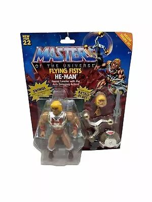 Masters Of The Universe Origins Flying Fists He-Man Action Figure Retro Play • $14.99