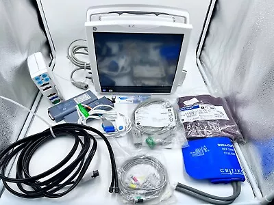 $2322 • Buy GE B450 Carescape Patient Monitor E-PSMP-00 MODULE CABLES DATEX