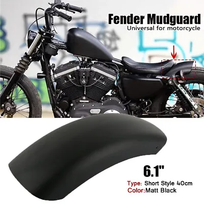 6.1'' Flat Trailer Motorcycle Rear Fender Mudguard For Harley Bobber Chopper • $67.65