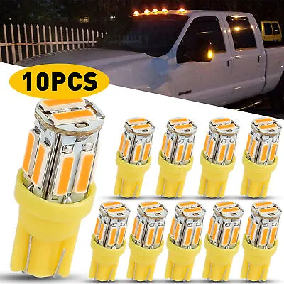 10X Roof Top Cab Marker Running Light Bulbs For Ford F250 F350 Super Duty 99-16 • $9.48