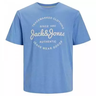 Mens Plus Size Jack & Jones Forest T-Shirt Pacific Coast 2XL-5XL • £11