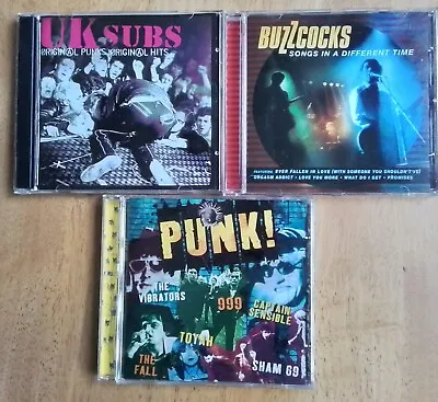 £6 • Buy 3 Punk Albums - Buzzcocks, Uk Subs, Etc