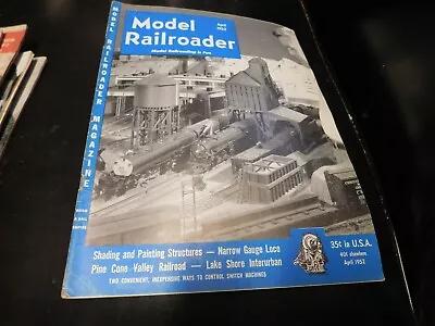Model Railroader Train Magazine 1952 April • $5.49