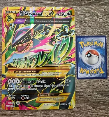 2015 Pokemon M Rayquaza EX Oversized Card 98/98 Ancient Origins • $60