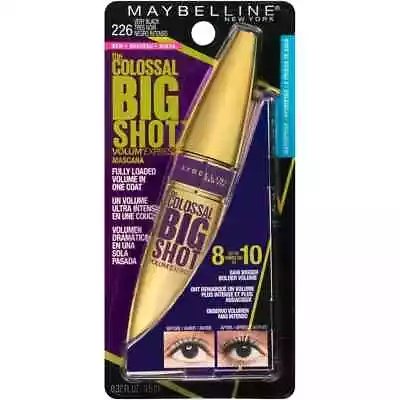 Maybelline Volum Express The Colossal Big Shot Waterproof Mascara Very Black • $7