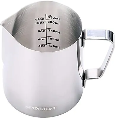 $34.60 • Buy Apexstone 12 Oz Espresso Steaming Pitcher Espresso Milk Frothing Pitcher 12 O...