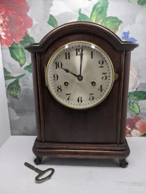 H A C Mahogany Mantle Clock • £73.79