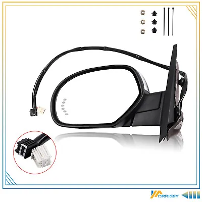 LH Chrome Power Driver Mirror Heated Memory Signal For GM Pickup SUV • $77.79