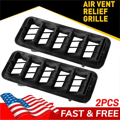 2pcs Back Panel Air Vent Relief Grille For 1999-2021 Chevy Silverado GMC Sierra • $37.99