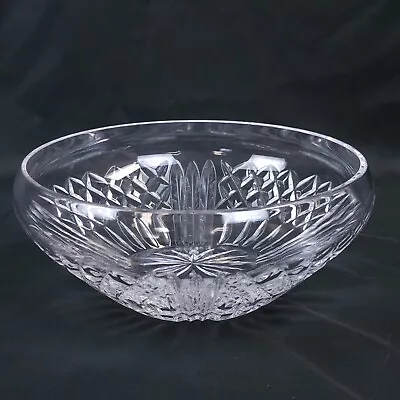 Vintage WATERFORD Cut Crystal 8  Round Bowl Made In Ireland SIGNED • $59.99