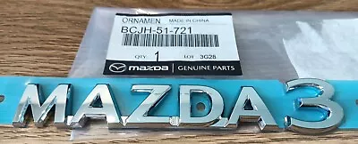 Mazda 3 2019-2023 OEM BCJH51721 Genuine Emblem Badge Ornament BCJH-51-721 • $29.95