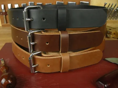1 3/4  Heavy Duty Leather Work CCW Gun Holster Tool Belt Amish Handmade 1.75  • $72.24