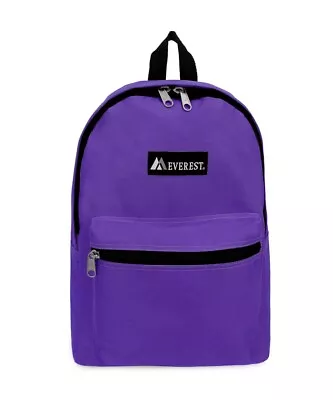 Everest Unisex Basic 15  BACKPACK DARK PURPLE • $16.99