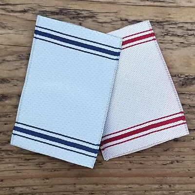 Striped Kitchen Towels Dolls House Miniatures Kitchen Accessory 112 Scale • £2.09