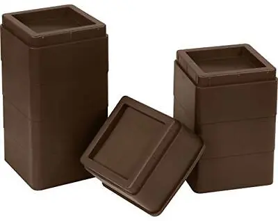 Furniture And Bed Risers - 2 Inch Stackable Square Risers Utopia Bedding • $22.39