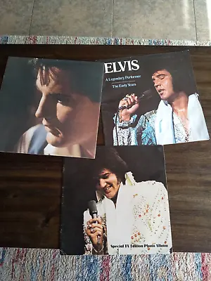 Vintage Lot Of 3 1970's ELVIS Photo Albums - • $28.65