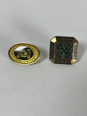 2 Vintage 4-H Club Pins • $9.99